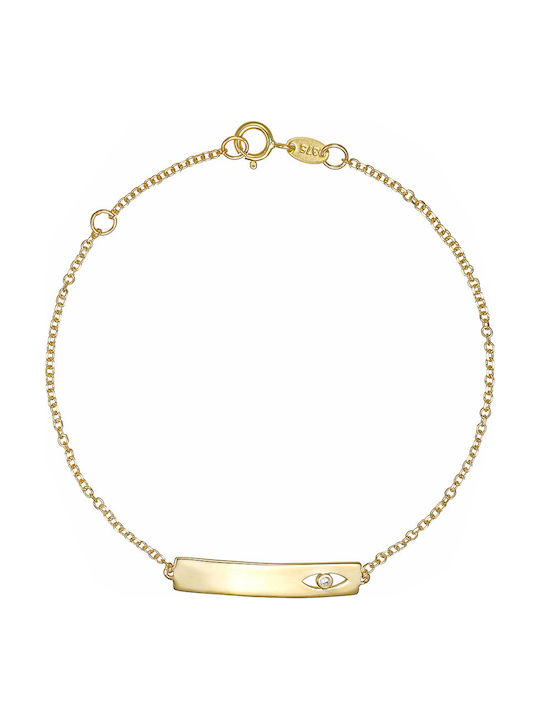 Kids Bracelet ID Made of 14K Gold