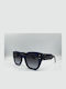 Monte Napoleone Women's Sunglasses with Blue Frame and Black Lens MN522620-C4