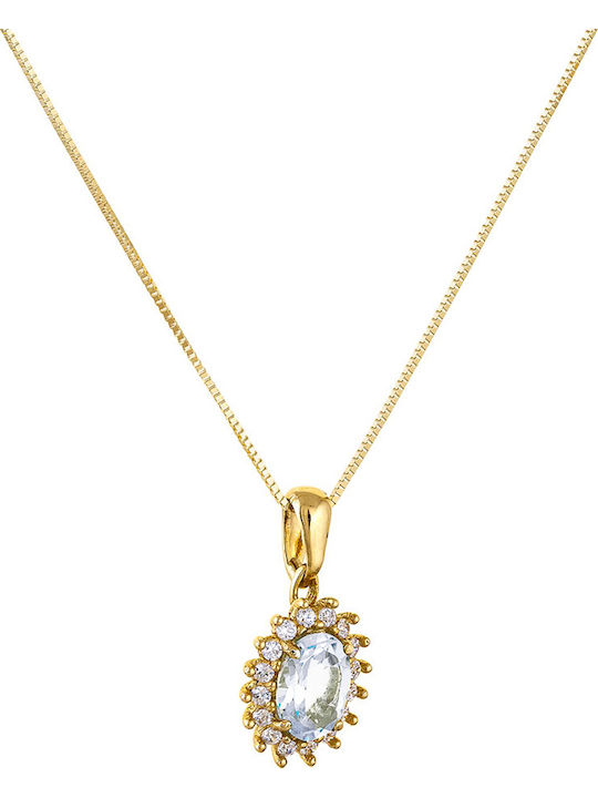 Charm Rosette in 14K Gold with Zircon