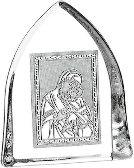 Glas Heiligenikone Maria 5x6cm Im Set 10 Stück