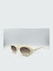 Monte Napoleone Women's Sunglasses with Beige Frame and Brown Lenses MN522626-C3