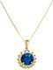 Charm Rosette Gold 14K Black