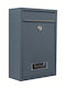 Saska Garden Outdoor Inox Mailbox In Pink Colour 21.5x9x31cm