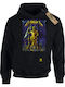 Hoodie Φούτερ Κουκούλα Metallica Greece Takeposition Μαύρο 907-7788