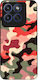 Sonique Silicone Back Cover Red for Motorola Ed...