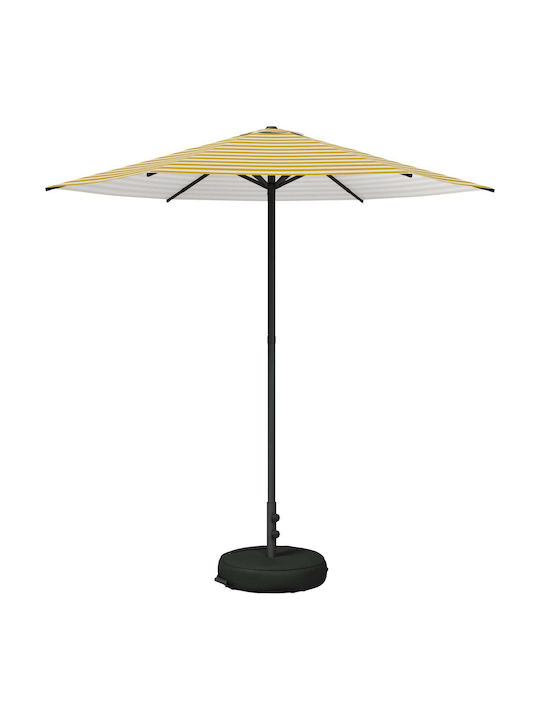 Umbrelă De Pardoseală Rotundă Din Aluminiu Galb...