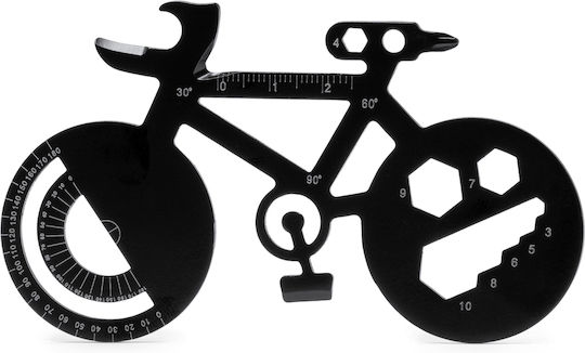 Nibali Карта Мултиинструмент 11 Инструмента Черна