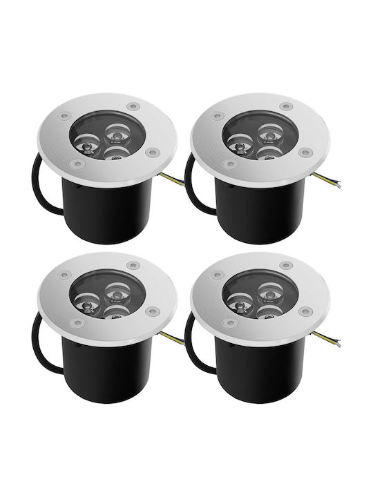 Φωτιστικό Δαπέδου LED 3W Φωτιστικό Δαπέδου LED 3W