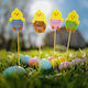 Easter Chick On A Stick Decoration Easter Decoration Pot Garden 9 Cm Chick Figurine