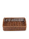 Dekoratives Körbchen Rattan Braune 18x13x6,2cm