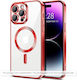 Techsuit Luxury Crystal Back Cover Silicone Red...