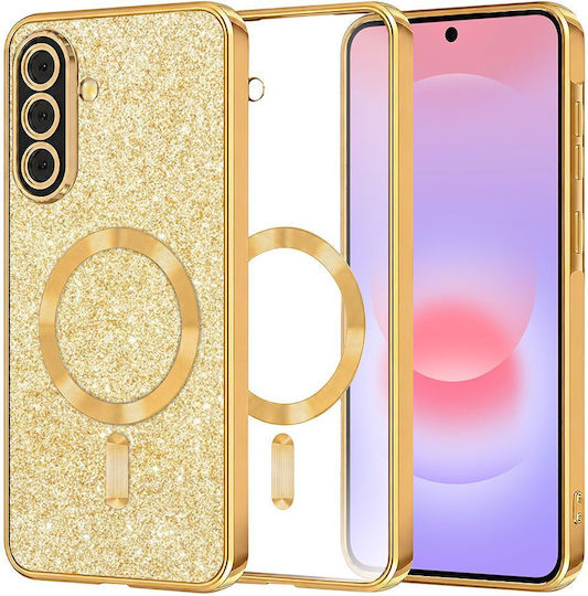 Techsuit Luxus Umschlag Rückseite Gold (Galaxy A37)