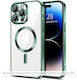 Techsuit Luxury Crystal Silicone Back Cover Gre...