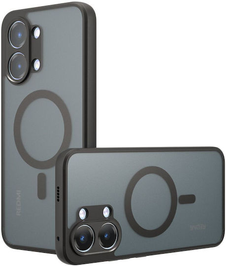 Techsuit Purefrost Задна Корица Силикон Черен (Poco X8 Pro Max)