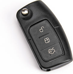 Carcasa Cheie Auto Ford Fiesta Focus Galaxy Mondeo Kuga 3 Butoane Hu101