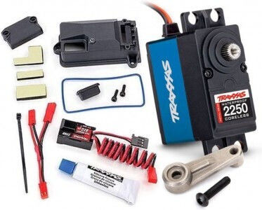 Set Power Servo Traxxas 2250+2262+8247 Trx-4 Coreless Servo+Booster Bec+Cheie Aluminiu