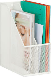 Relaxdays Organizator Vertical Pentru Dosare 2 Compartimente Alb Relaxdays Organizator Vertical Pentru Dosare 2 Compartimente Alb
