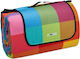 Pătură Picnic Relaxdays 200x300cm Verde Gri Cu Model Carouri 6-9 Persoane 1,4kg