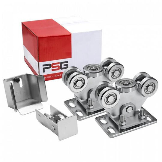 Set of Wheels Psg 60.00p.80 Sliding Rack Gates 80x80x5 Mm