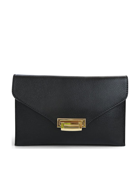 Leather Women's Envelope Black