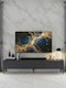 Black TV Stand L180xD30xH41cm