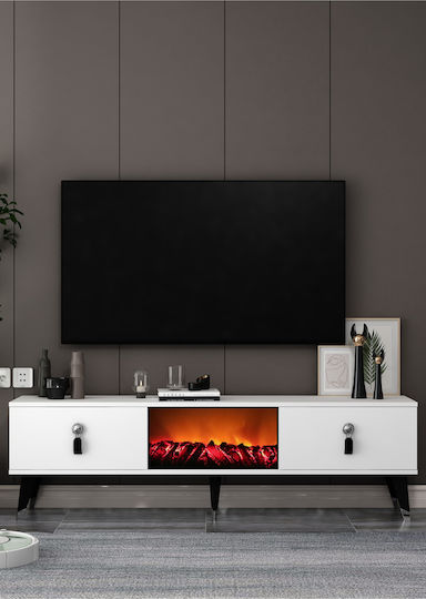 Έπιπλο TV Επιδαπέδιο Συνθετικό Ξύλο 150x30x46εκ. Έπιπλο TV Επιδαπέδιο Συνθετικό Ξύλο 150x30x46εκ.