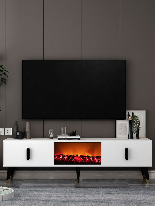 Stand TV Albastru L150xA30xÎ46cm
