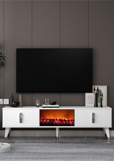 Stand TV Albastru L150xA30xÎ46cm