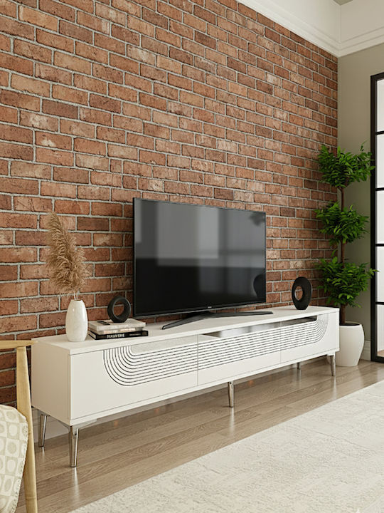 Gold TV Stand L180xD30xH41cm