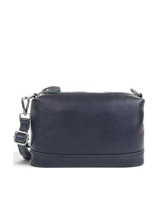 Passaggio Leather Дамска Кожена Чанта За Рамо Синя