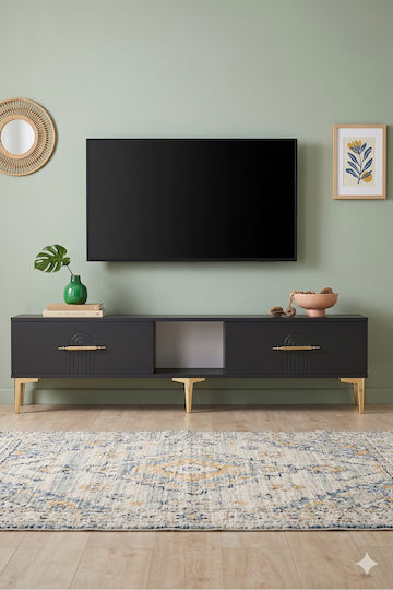TV-Ständer Gold M150xP30xH41cm