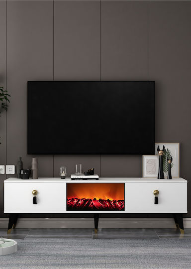 Stand TV Albastru L150xA30xÎ46cm