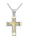 Xrisokosmima Male Cross with Chain