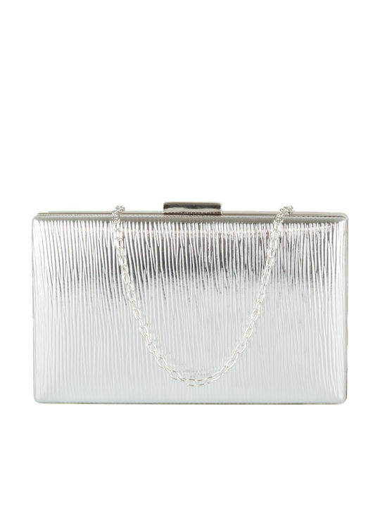 Women's Bag Clutch Silver mnbg-jz1118-slvr