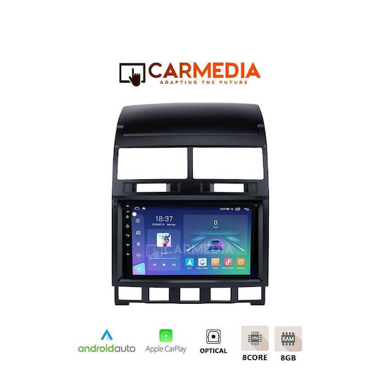 Carmedia Ηχοσύστημα Αυτοκινήτου για Volkswagen Touareg 2003-2011 (Bluetooth/USB/WiFi/GPS/Apple-Carplay/Android-Auto) με Οθόνη Αφής 9"