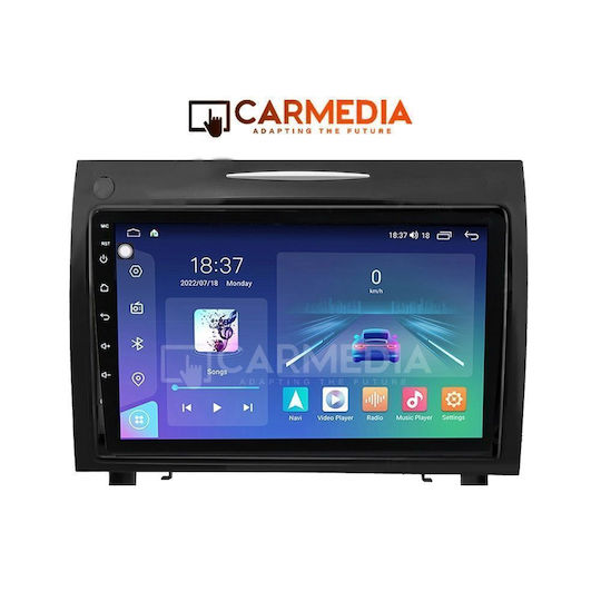 Carmedia Car Audio System for Mercedes-Benz SLK 2004-2010 Bluetooth USB WiFi GPS Apple CarPlay Android Auto with 9" Touch Screen