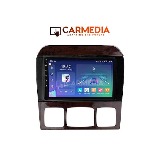 Carmedia Car Audio System for Mercedes-Benz S Class 1998-2005 Bluetooth USB WiFi GPS Apple CarPlay Android Auto with 9" Touch Screen