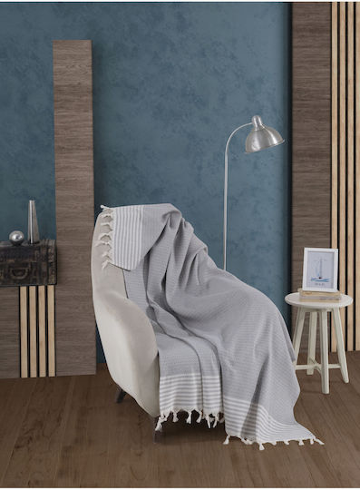 SteweHome Ριχτάρι Πολυθρόνας 150x180εκ. Γκρι
