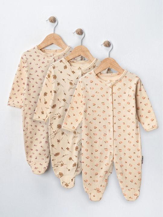SteweHome Set Baby Bodysuits Cotton 3pcs