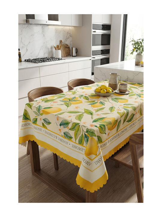 SteweHome Yellow Tablecloth 140x200cm