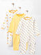 SteweHome Set Baby Bodysuits Onesies 3 Pieces
