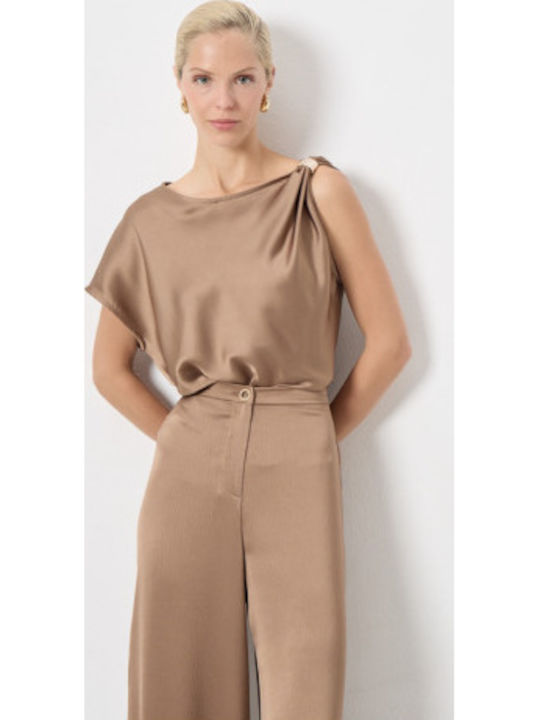 Passager Damen Bluse Braun