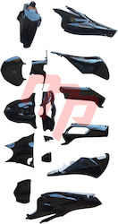 Κουστουμι Κιτ Πλαστικα Honda Sh 125 Sh 150 Sh Μαυρο 20-23 15tem Τυπου Γνησια