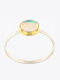 Ios Women's Ring with Stones Silver Gold Plated