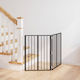 vidaXL Metal Dog Door in Black Colour 60 x 80 x 80 cm
