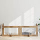 vidaXL Метална Врата За Куче 100 x 60 x 60 см