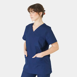 Dr. Scrub Bluză Medicală Unisex Albastru Marin
