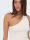 Damen Bluse mit Einer Schulter Damen
