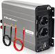 Qoltec Μετατροπέας Τάσης Ms Wave 12v 230v 1500/3000w Usb Συμβατός Lifepo4 Gel Agm