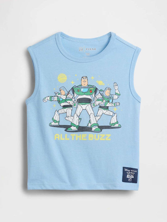Kids Sleeveless Shirt Blue Focus Disney